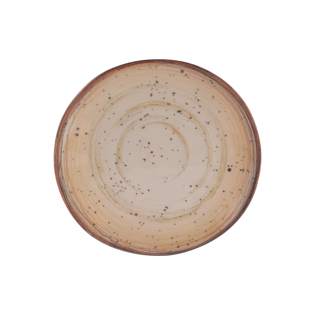Royalford 9.0" Fine Stone Melamineware Flat Plate- RF12378/ Elegant Color, Perfect for Entrees, Pasta, Salads, Desserts, Sandwiches, Steaks, Main Course Meals/ Lightweight Flatware, Serveware Multicolor
