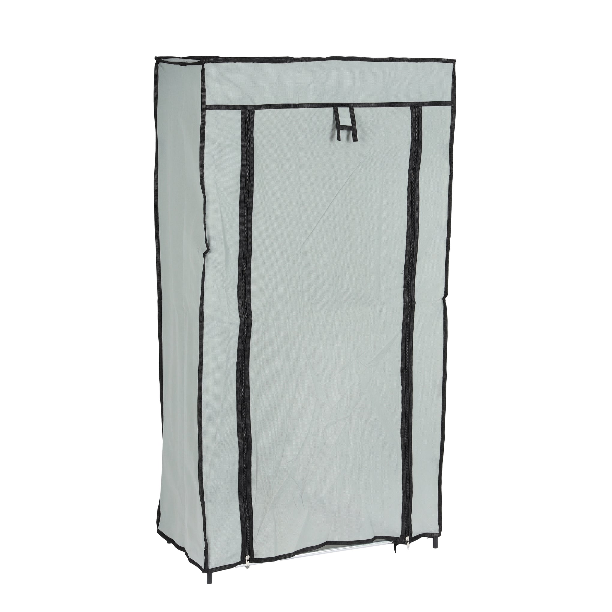 Royalford 7 Tier Shoe Rack- RF12425/ Fabric Cabinet, Strong Metal Rods, Easy to Assemble/ Multi-Purpose Storage Rack for Slipper, Sandals, Shoes/ for Home, Office, Living Room and Kitchen/ Heavy-Duty, Rectangular Stand, Space-Saving Design/ Grey