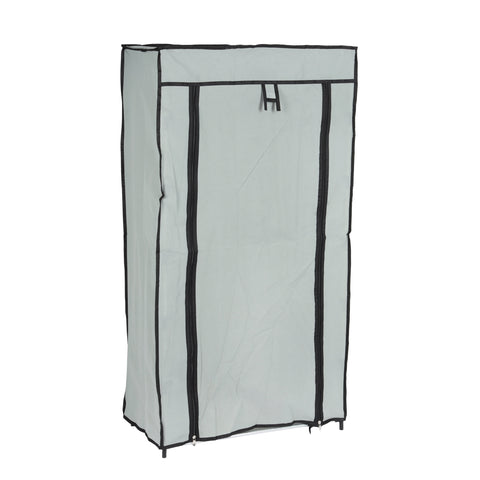 Royalford 7 Tier Shoe Rack- RF12425/ Fabric Cabinet, Strong Metal Rods, Easy to Assemble/ Multi-Purpose Storage Rack for Slipper, Sandals, Shoes/ for Home, Office, Living Room and Kitchen/ Heavy-Duty, Rectangular Stand, Space-Saving Design/ Grey