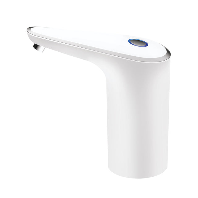 Royalford Rechargeable Water Pump RF12435 Simple Installation Pump for Water Gallon Portable and Light Weight Pump with Easy One Touch Mechanism and USB Charging White