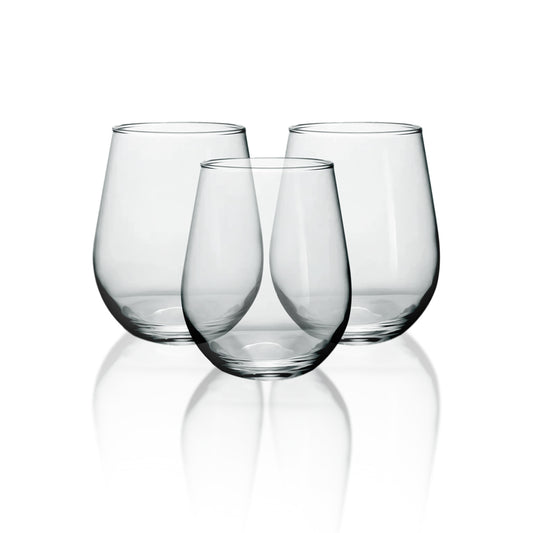 Royalford 590ML Premium Crystal Clear Glass Tumbler Set-RF12588/ Dishwasher Safe, Lead-Free Soda-Lime Glass Transparent