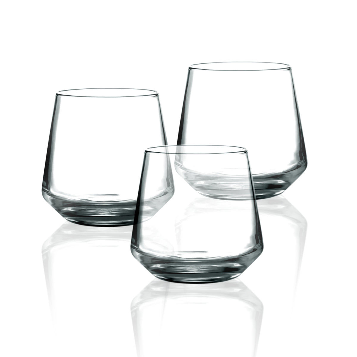 Royalford 290ML Crystal Clear Glass Tumbler Set-RF12590/ Dishwasher Safe, Lead-Free, Crystal Clear Construction/ Multi-Purpose, Perfect For Hot and Cold Beverages like Tea, Coffee, Water, Juices