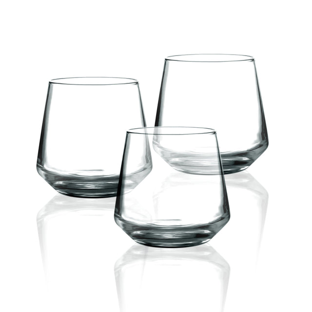Royalford 290ML Crystal Clear Glass Tumbler Set-RF12590/ Dishwasher Safe, Lead-Free, Crystal Clear Construction/ Multi-Purpose, Perfect For Hot and Cold Beverages like Tea, Coffee, Water, Juices