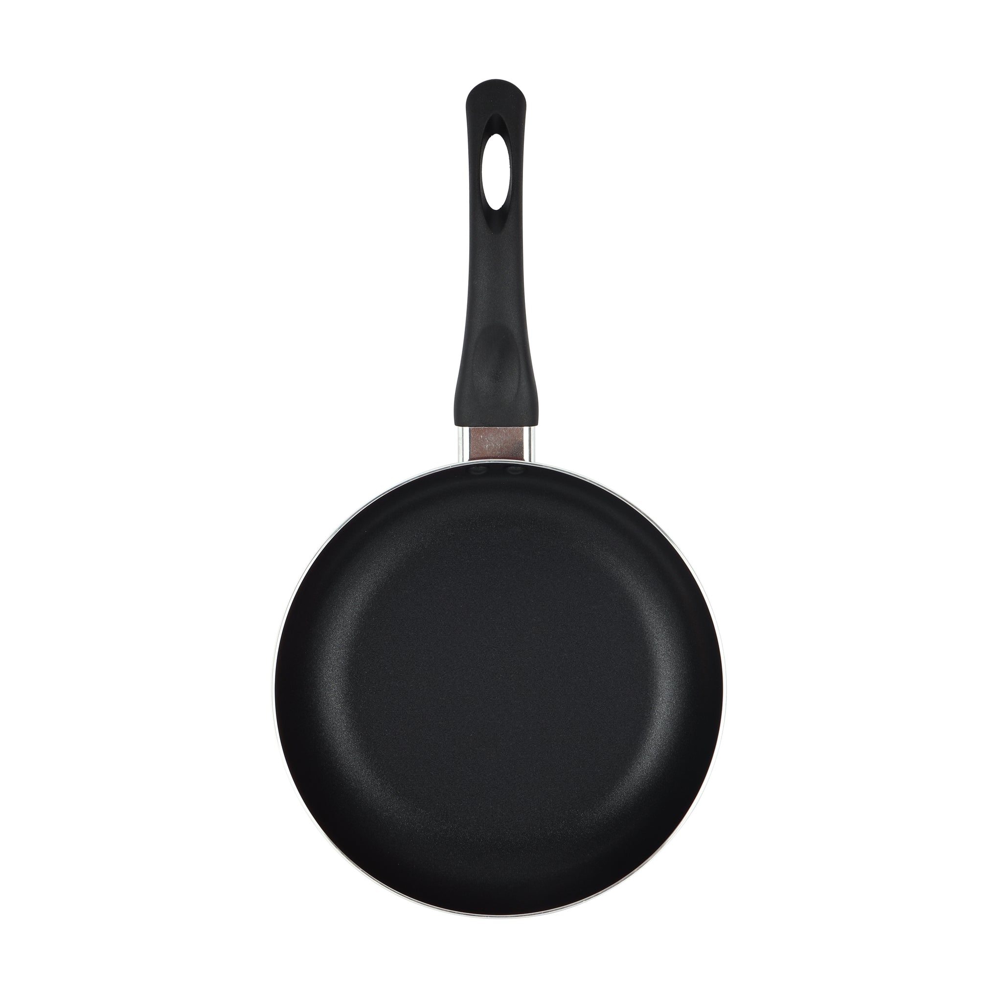Royalford 2 Piece Frypan Set RF12596, Strong Aluminum Body with Nonstick Coating and Heat Resistant Bakelite Handle, Compatible with Hot Plate, Halogen, Ceramic and Gas Stovetops, Perfect for Frying Red