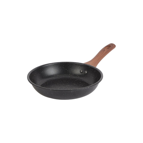 Royalford 2 Piece Frypan Set- RF12598/ 22 cm and 26 cm, Strong Carbon Steel Body with Nonstick Marble Coating and Heat Resistant Handle/ Compatible with Hot Plate