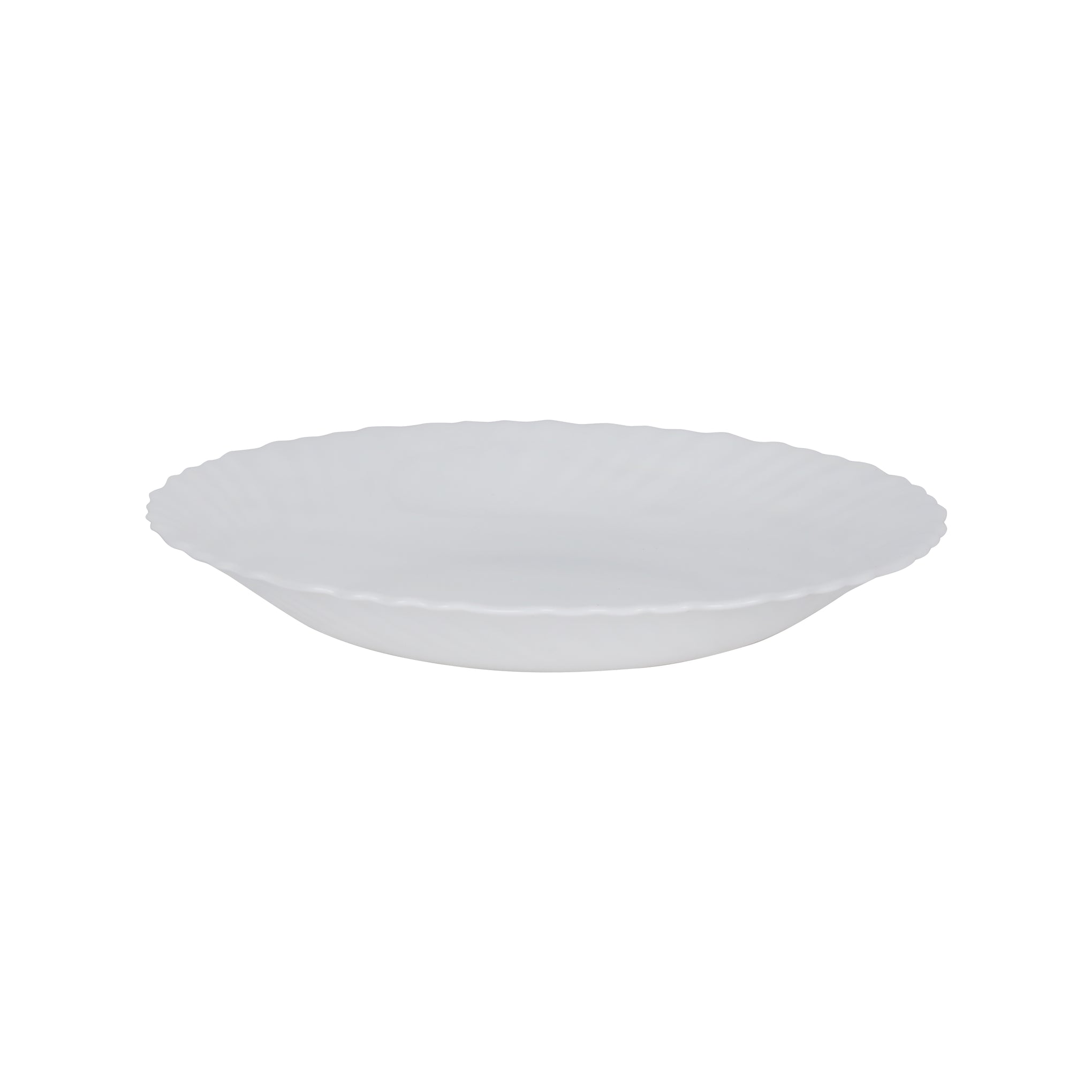 Royalford Opalware Dining Collection RF12658 Exquisite Floral Design 40-Piece Dinner Set Mixing Bowl Plates Oval Dinner Plates Pearl White