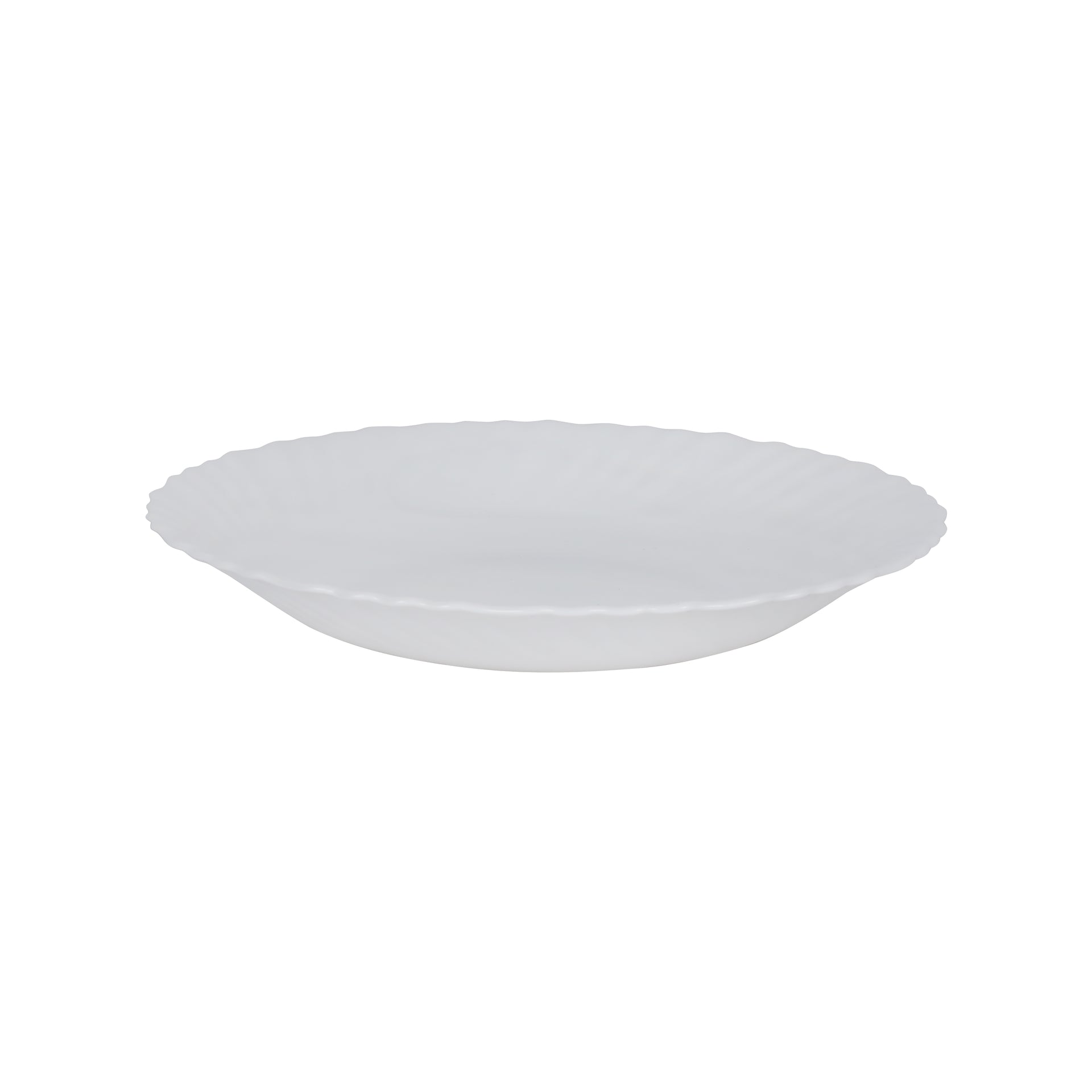Royalford Opalware Dining Collection RF12658 Exquisite Floral Design 40-Piece Dinner Set Mixing Bowl Plates Oval Dinner Plates Pearl White
