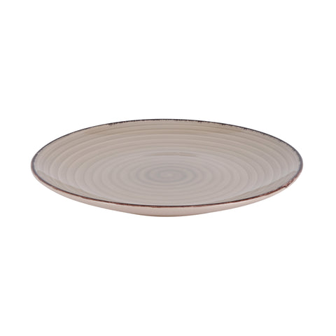 Stoneware Dessert Plate 7.5-Inch Brown