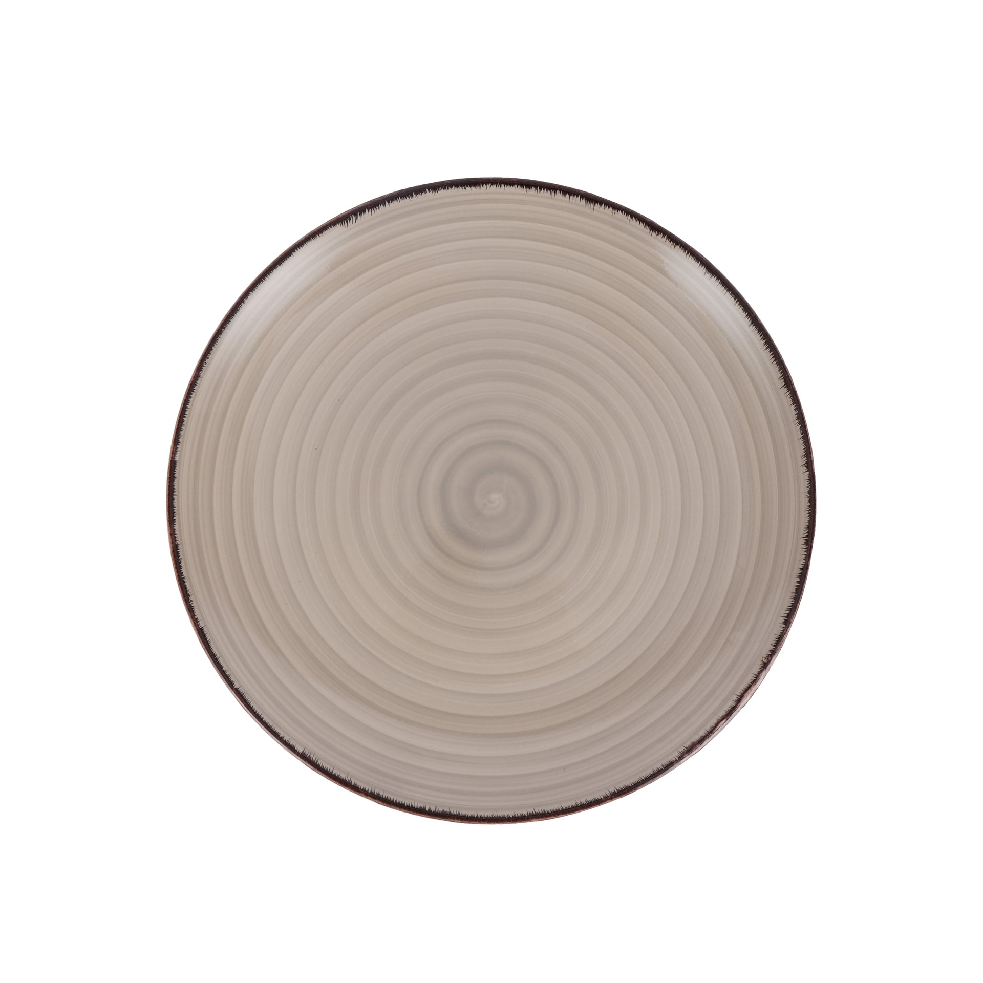 Stoneware Dessert Plate 7.5-Inch Brown