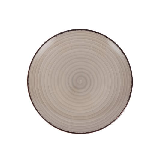 Stoneware Dessert Plate 7.5-Inch Brown