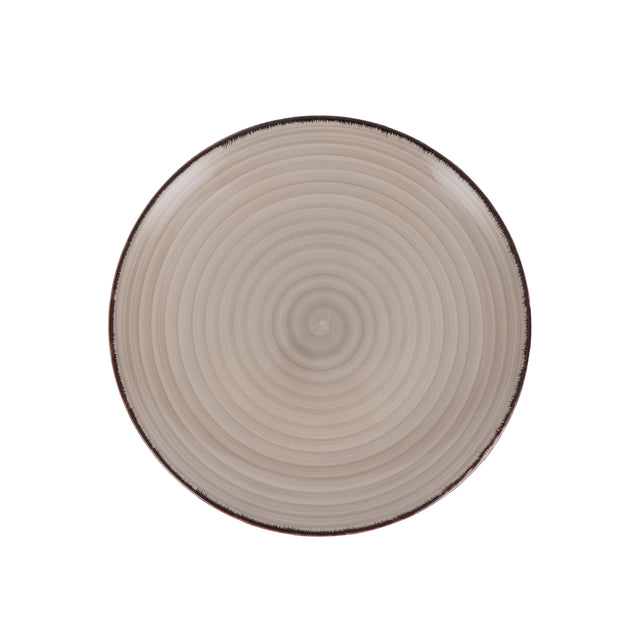 Stoneware Dessert Plate 7.5-Inch Brown
