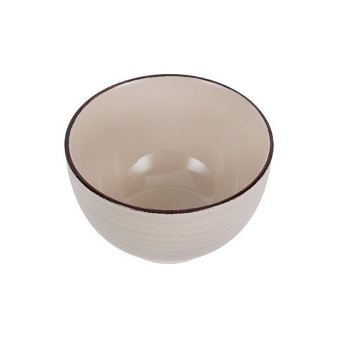 Stoneware Bowl Timeless And Versatile 5.5 Inch Brown