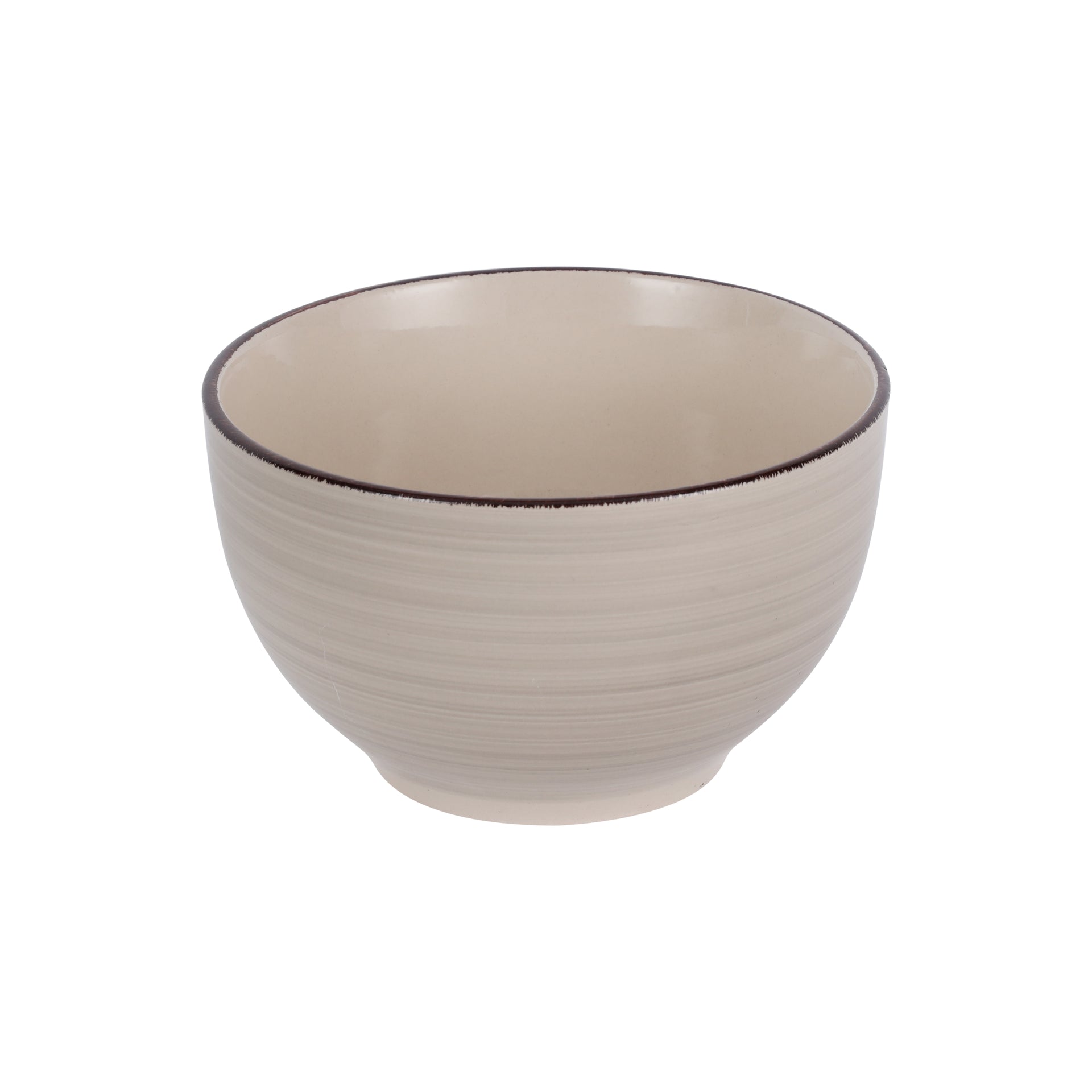 Stoneware Bowl Timeless And Versatile 5.5 Inch Brown