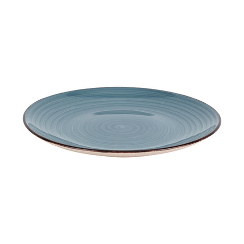 10.5 Inch Stoneware Dinner Plate Blue