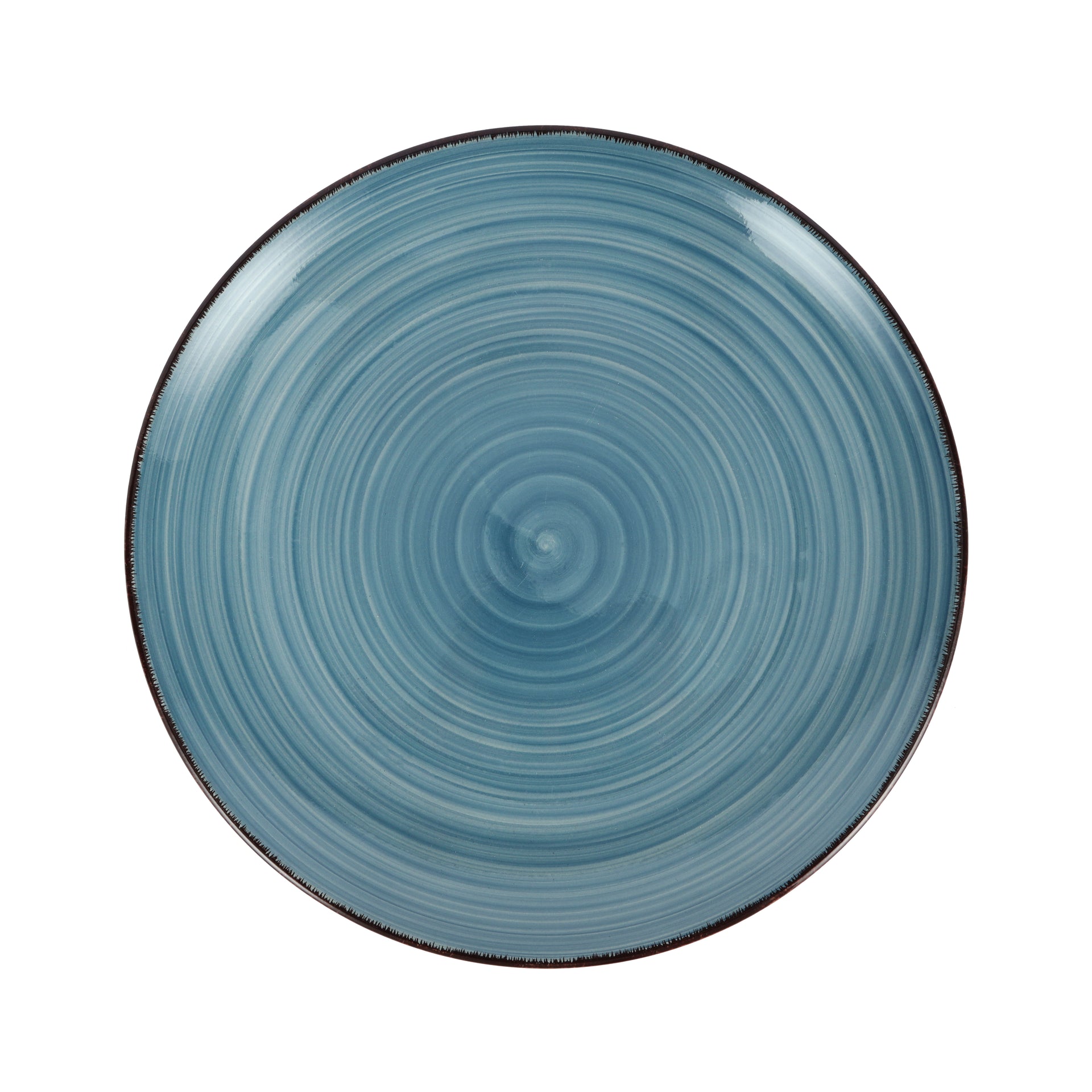 10.5 Inch Stoneware Dinner Plate Blue