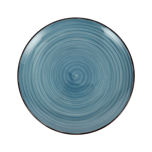 10.5 Inch Stoneware Dinner Plate Blue