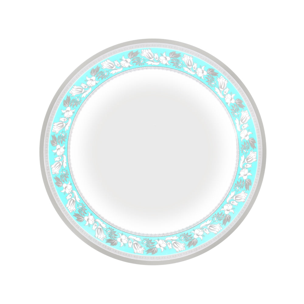 Royalford 10" Melamineware Deep Dinner Plate- RF12707/ Light-Weight, Daily Use Crockery for Dining/ Elegant and Durable, Dishwasher-Safe/ Perfect for Serving Food/ White