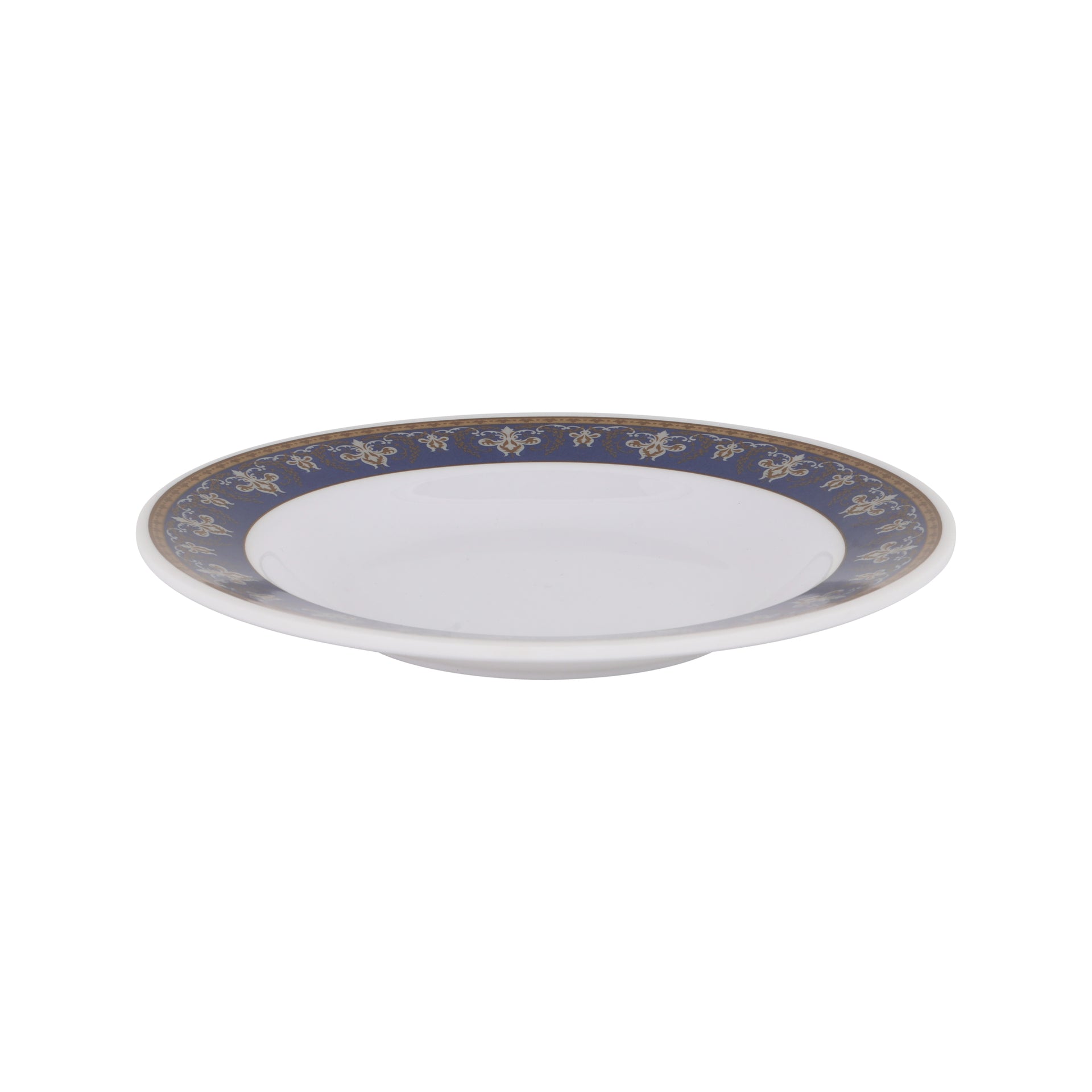 Royalford 10" Melamineware Deep Dinner Plate- RF12708/ Light-Weight, Daily Use Crockery for Dining/ Elegant and Durable, Dishwasher-Safe/ Perfect for Serving Food/ White