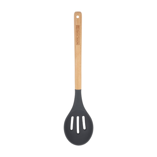Non-Stick Silicone Heat-Resistant Slotted Spoon Kitchen Utensils Kitchen Tools RF12744 Dishwasher Safe 37cm x 7cm Size
