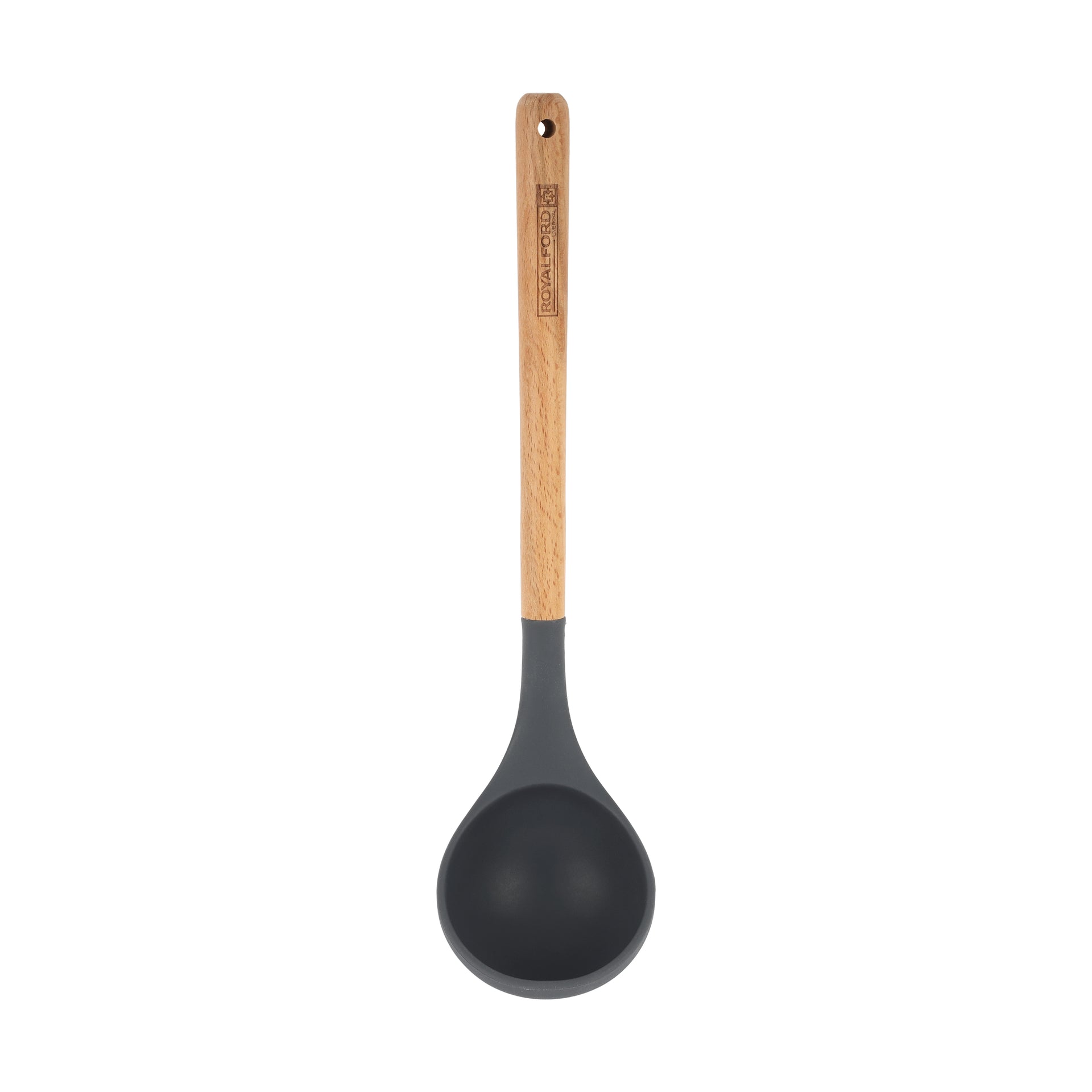 Non-Stick Silicone Heat-Resistant Large Ladle RF12745 Soup Ladle for Cooking and Serving Dishwasher Safe 31cm x 7.5cm