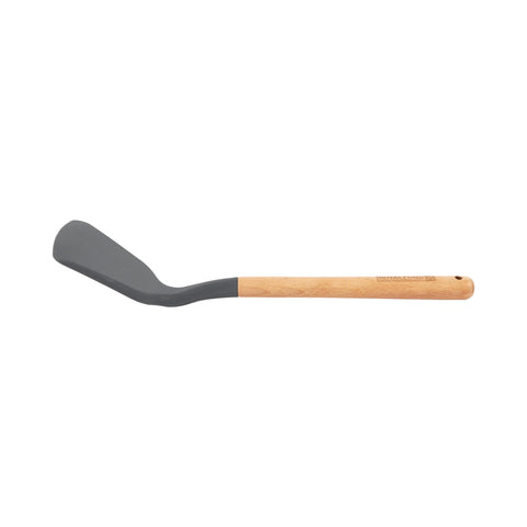 Non-Stick Silicone Heat-Resistant Spatula Turner RF12748 Serving Eggs Omelette Pancakes Fish Burgers Kitchen Utensils Dishwasher Safe Turner 32cm x 8.5cm Multicolor