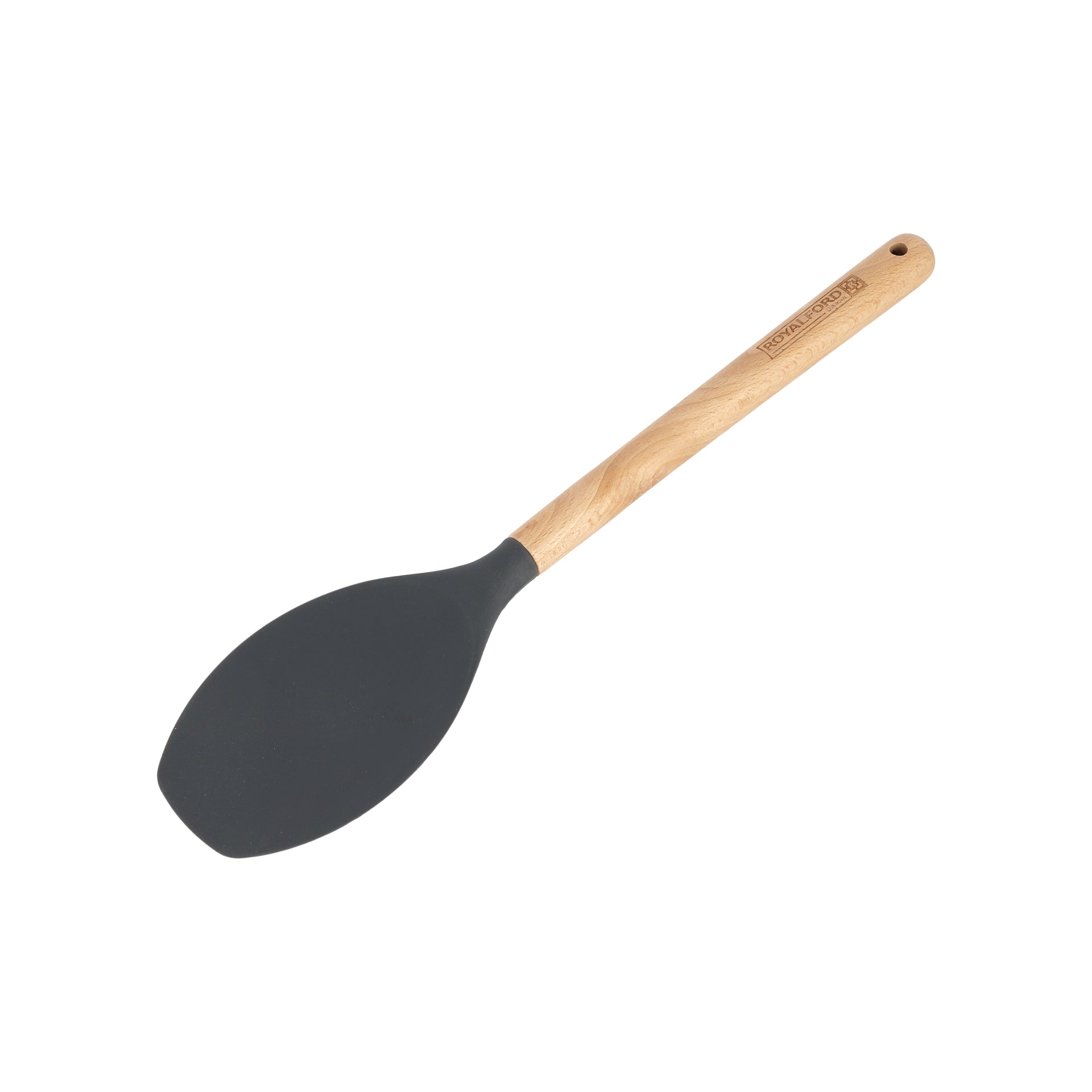 Non-Stick Silicone Heat-Resistant Spatula Scraper RF12750 Serving Eggs Omelette Pancakes Fish Burgers Kitchen Utensils Dishwasher Safe Turner 31.5cm x 7cm Multicolor