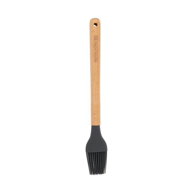 Non-Stick Silicone Heat-Resistant Kitchen Food Brush RF12752 Marinating and Basting Brush BBQ Oil Brush BBQ Grilling Cooking 27cm x 4cm Multicolor