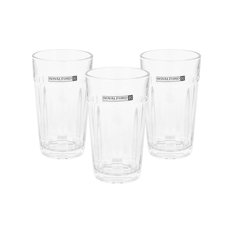 330 ml Transparent Glass Tumbler Set- RF12807/ Multi-Purpose, Perfect for Hot and Cold Beverages like Tea, Coffee, Water, Juices/ Lead-Free, Crystal Clear Construction clear