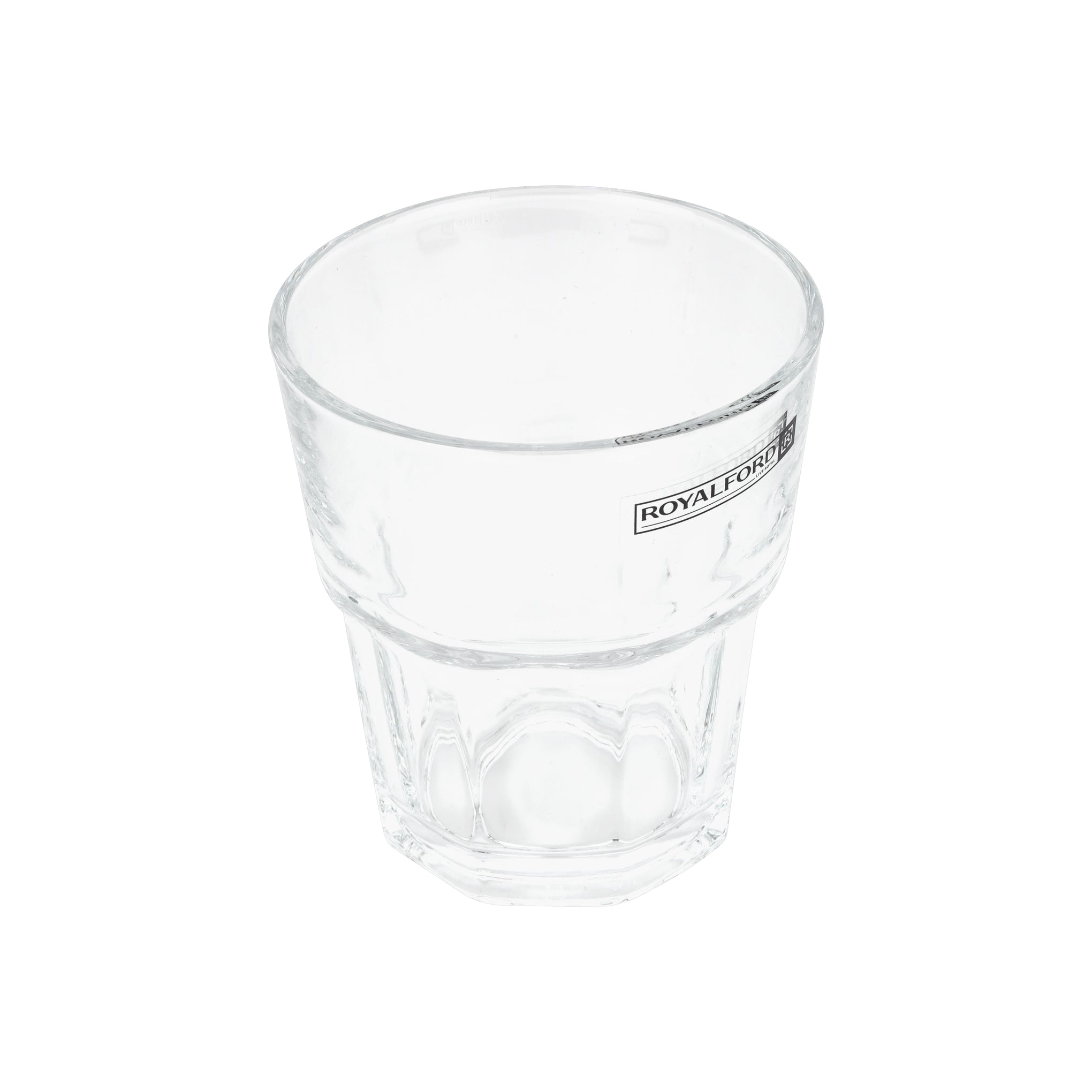 285 ml Transparent Glass Tumbler Set- RF12808/ Multi-Purpose, Perfect for Hot and Cold Beverages like Tea, Coffee, Water, Juices/ Lead-Free, Crystal Clear Construction clear