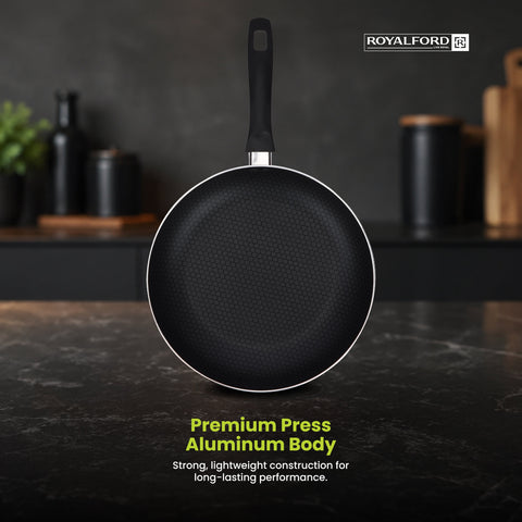26cm Scarlet Honeycomb Non-Stick Fry Pan | Induction Compatible | Healthy Cooking Skillet