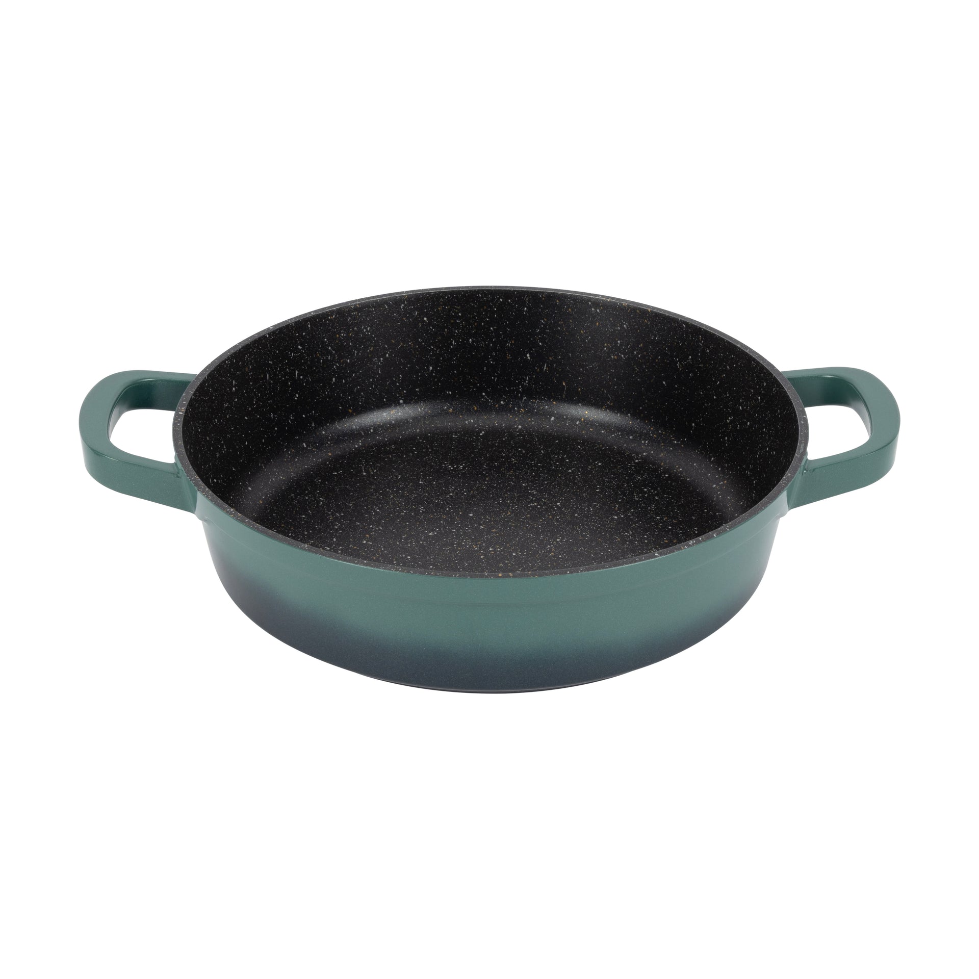 12Pcs Dualtone Delight Die-Cast Cookware Set with Silicone Pot Holders – 6 Layer Granite Coated Aluminium, 4mm Induction Base blue