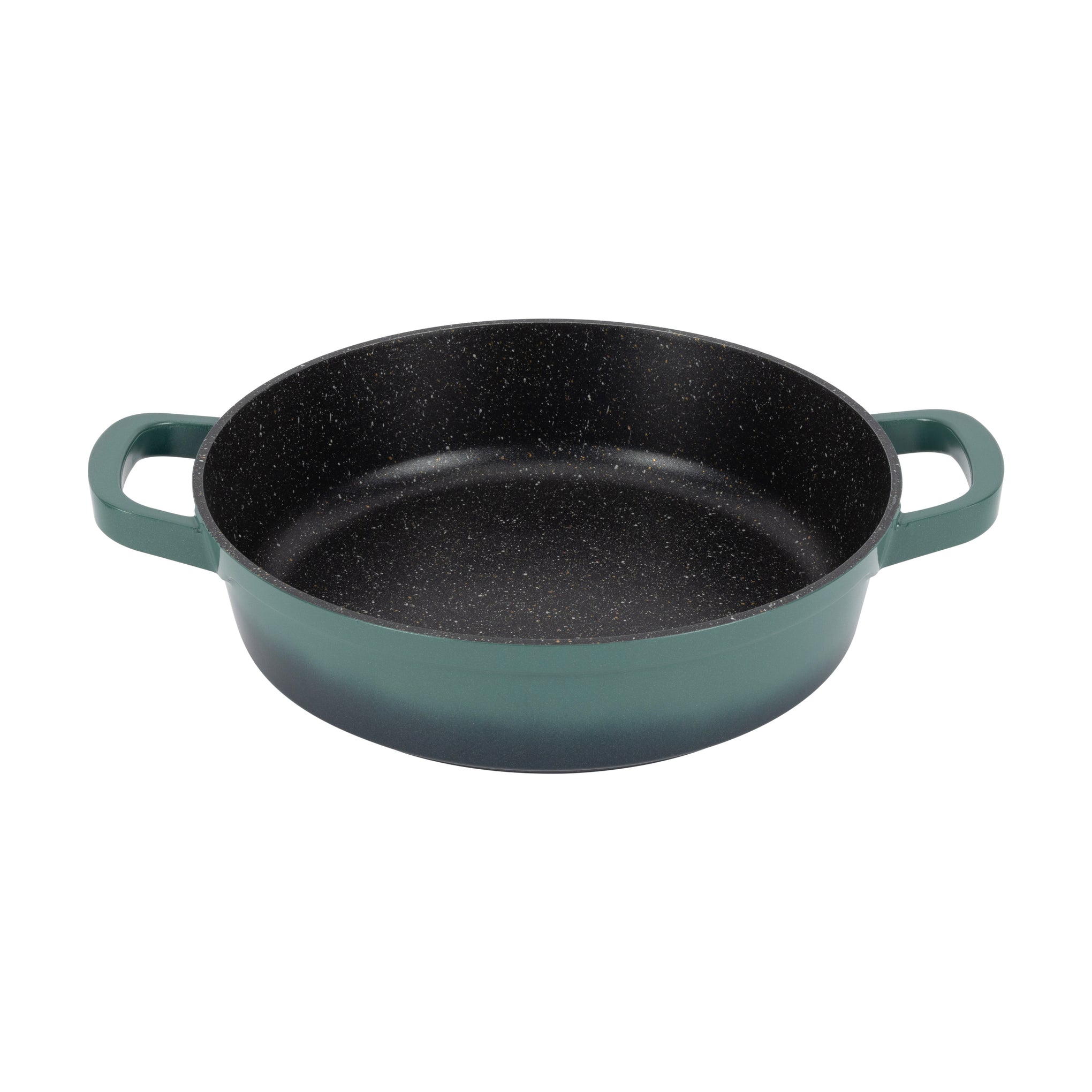 12Pcs Dualtone Delight Die-Cast Cookware Set with Silicone Pot Holders – 6 Layer Granite Coated Aluminium, 4mm Induction Base blue