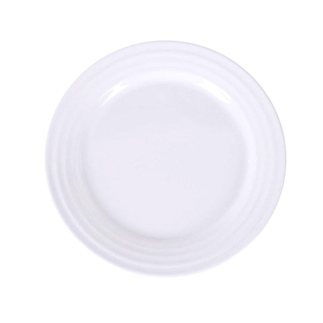 Royalford 10" Melamineware Deep Dinner Plate- RF12978/ Light-Weight and Food-Grade Plate/ Elegant and Durable, Freezer and Dishwasher Safe/ Perfect for Serving Food, Pasta, Noodles, Rice Meals, etc./ White