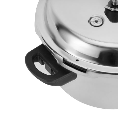 5L + 3L Stainless Steel Pressure Cooker Combo RF13019 Improved Pressure Regulator, Durable Construction with Firm and Comfortable Handles For all Cooktops Silver 2Count