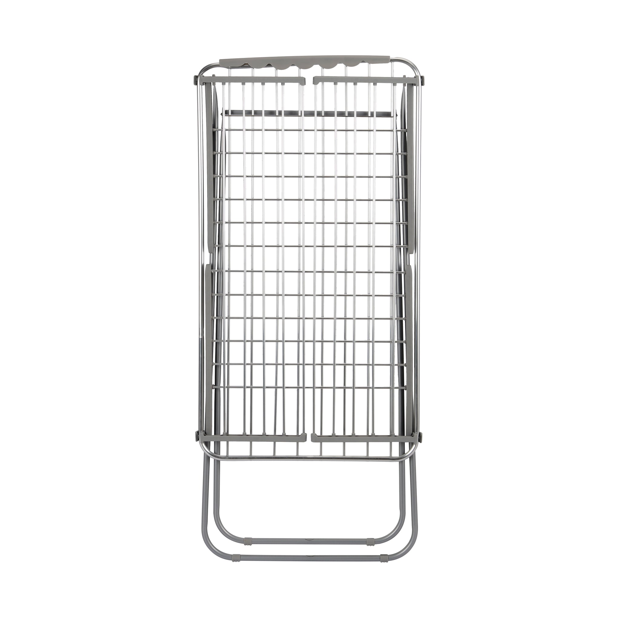 4-Wing Clothes Drying Stand with 29M Drying Space | Foldable Laundry Rack with Side Wings | Holds Up to 23kg | Rust-Resistant Aluminium Frame | Space-Saving Design