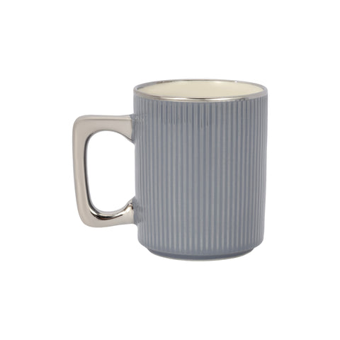 Royalford 350 ml (11.8 oz) New Bone Mug- RF13213/ Perfect for Hot Beverages, Tea, Coffee, etc./ Food-Grade, Non-Toxic and Safe to Use/ Stylish, Durable and Long-Lasting Design, Suitable for Gifting/ Grey