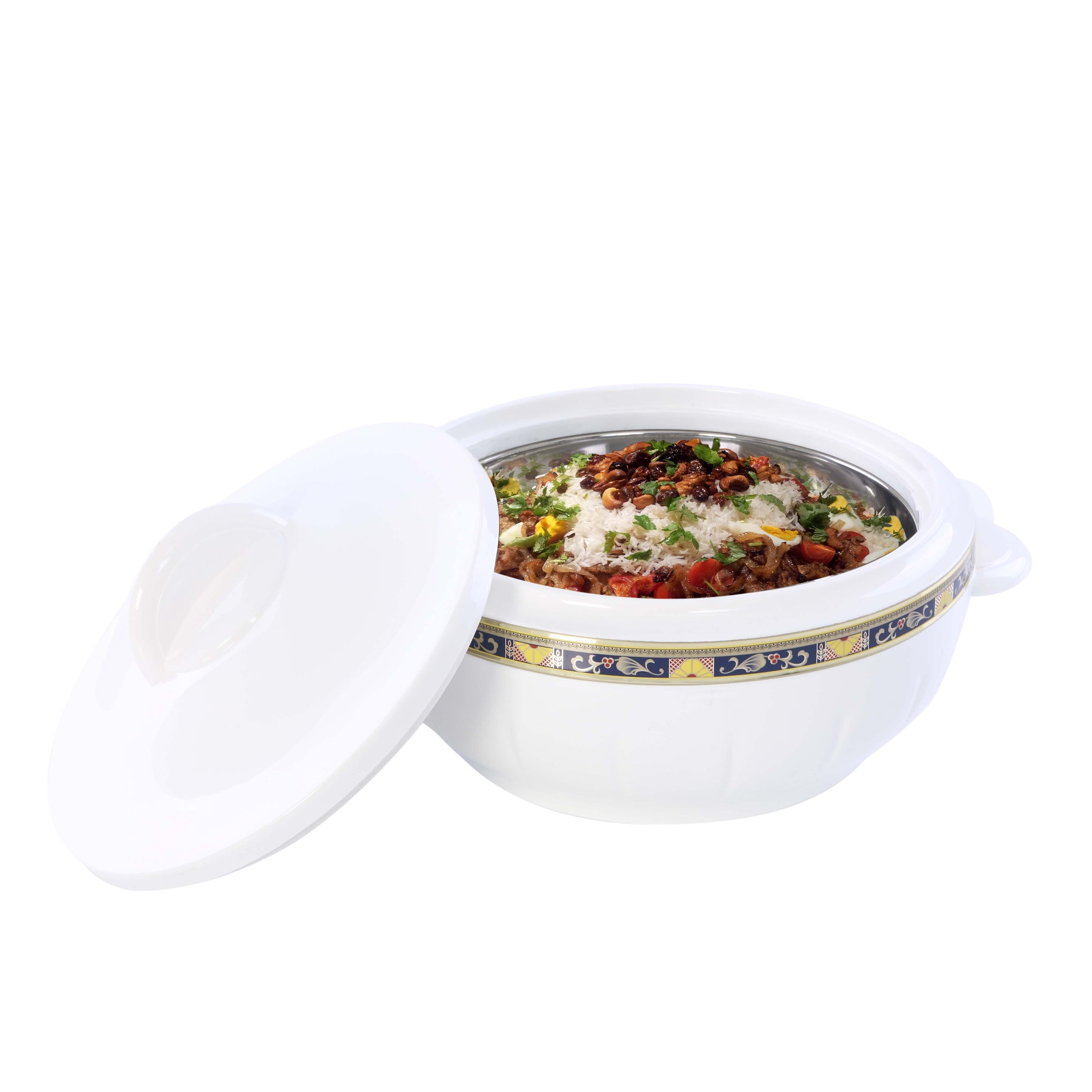 Classic Casserole With Lid White 2.5Liters