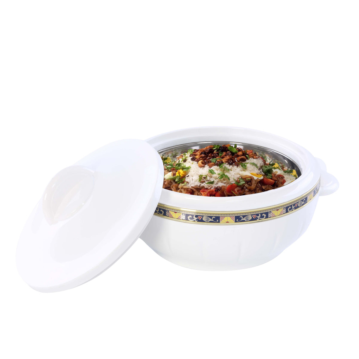 Classic Casserole With Lid White 2.5Liters