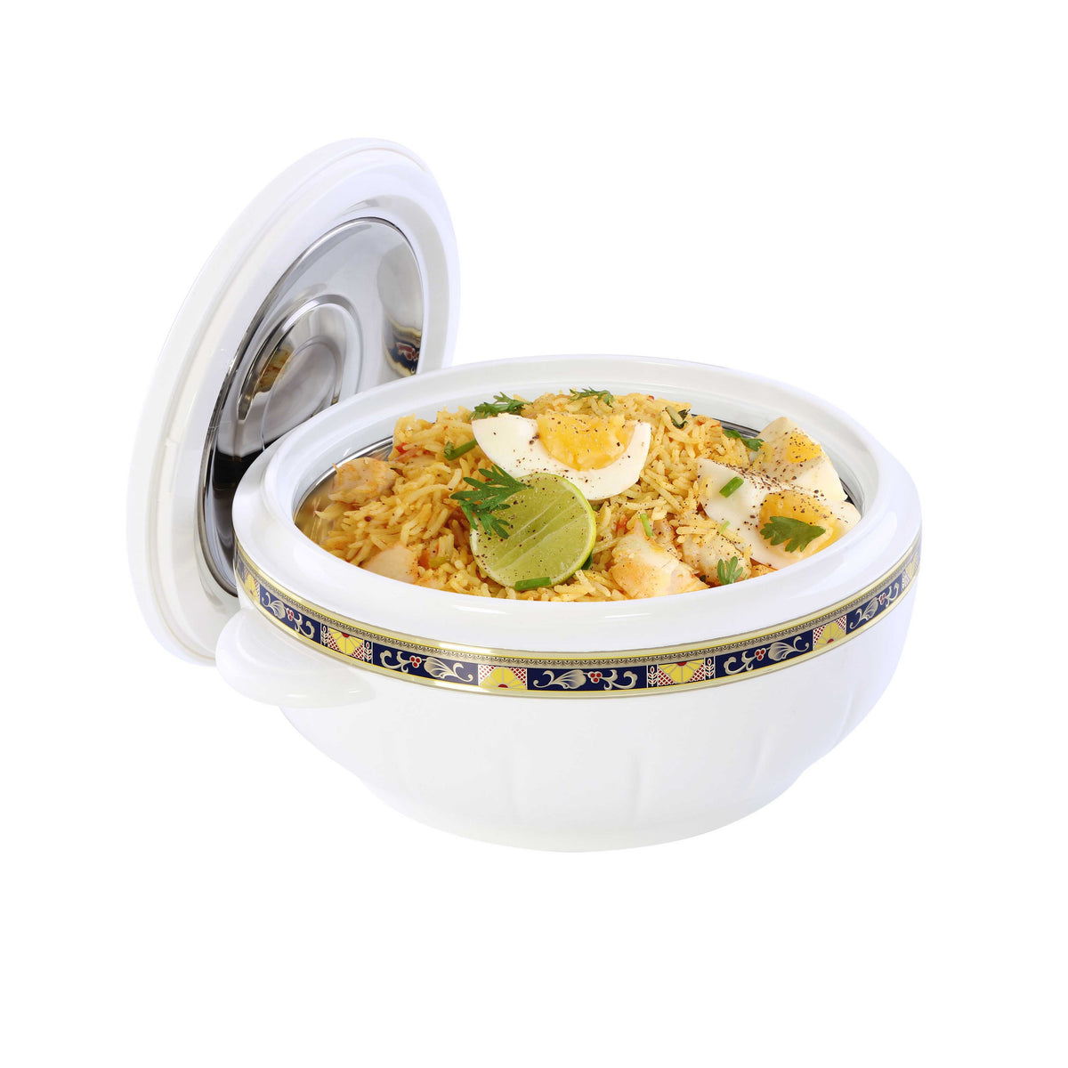 Classic Casserole With Lid White 2.5Liters