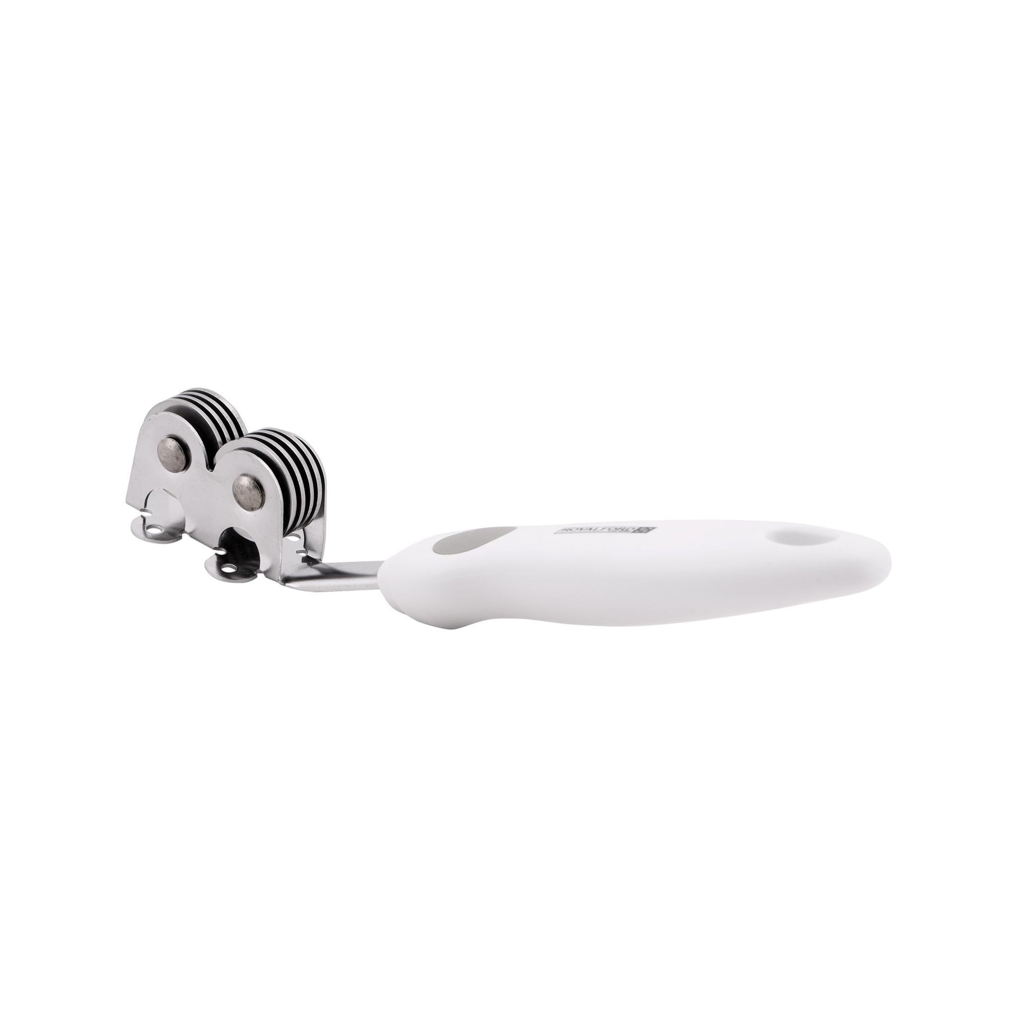 Stainless Steel Knife Sharpener Dishwash Safe, Mark Stains Resistant, Silver/Marble Handle