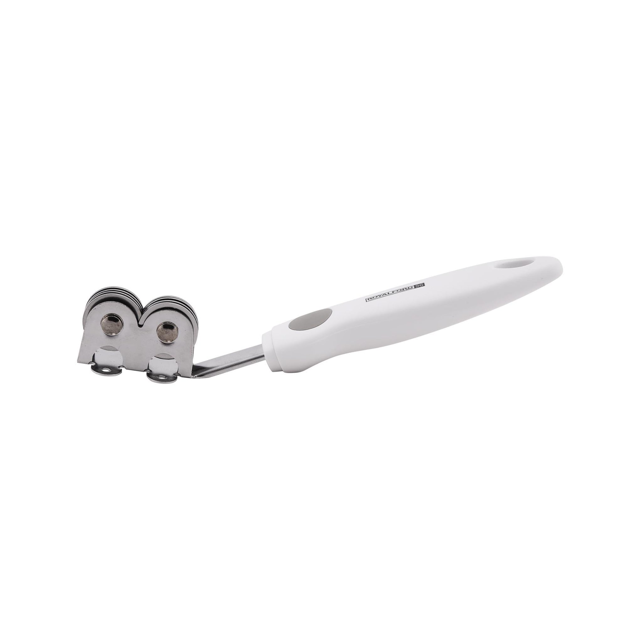 Stainless Steel Knife Sharpener Dishwash Safe, Mark Stains Resistant, Silver/Marble Handle