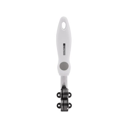 Stainless Steel Knife Sharpener Dishwash Safe, Mark Stains Resistant, Silver/Marble Handle