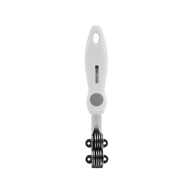 Stainless Steel Knife Sharpener Dishwash Safe, Mark Stains Resistant, Silver/Marble Handle