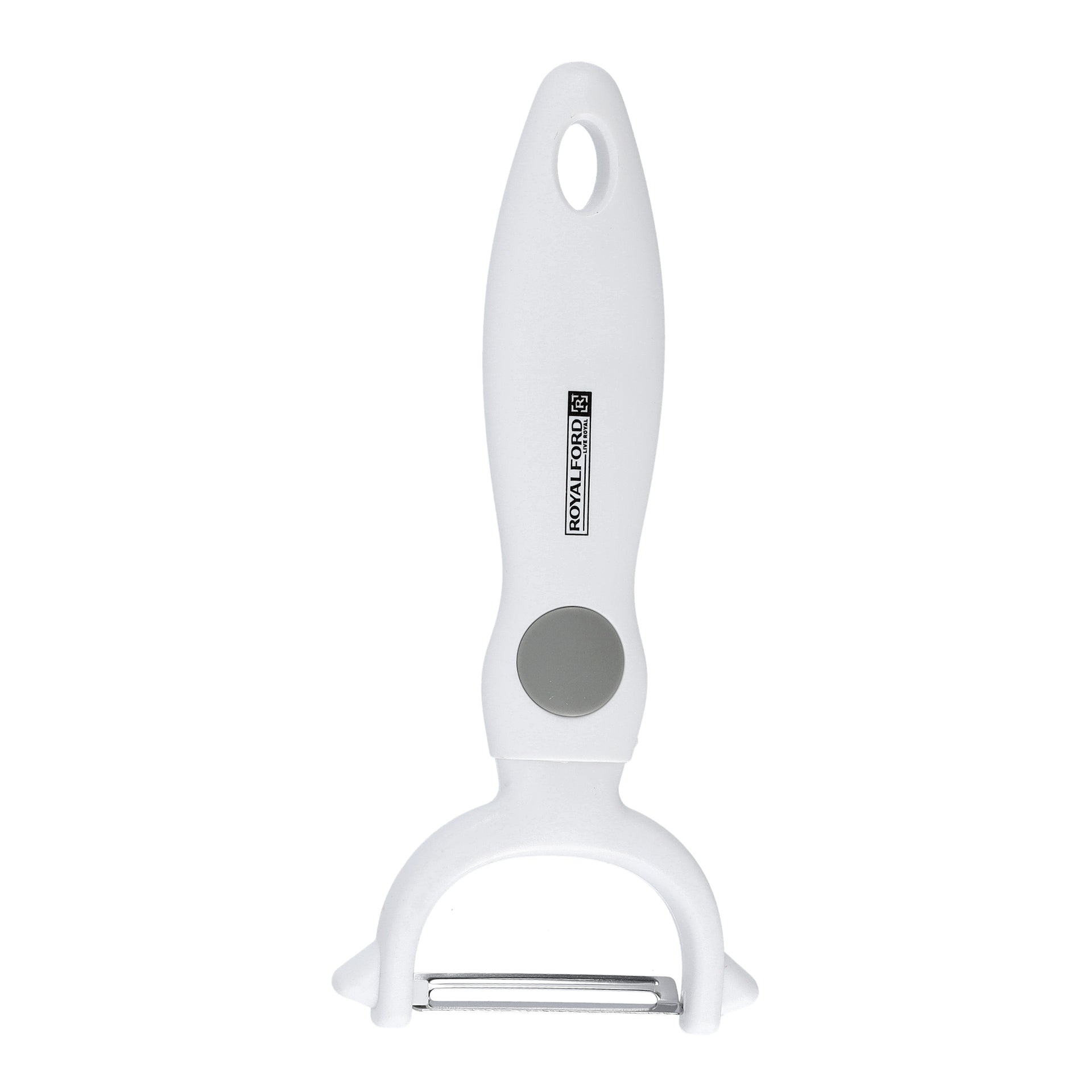Stainless Steel Y-Peeler Premium Quality Dishwasher Safe MarksAndStain Resistant Ergonomic Design White 8x17cm