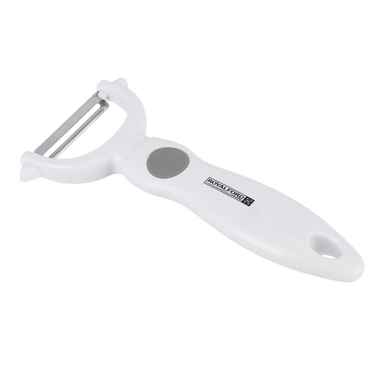 Stainless Steel Y-Peeler Premium Quality Dishwasher Safe MarksAndStain Resistant Ergonomic Design White 8x17cm
