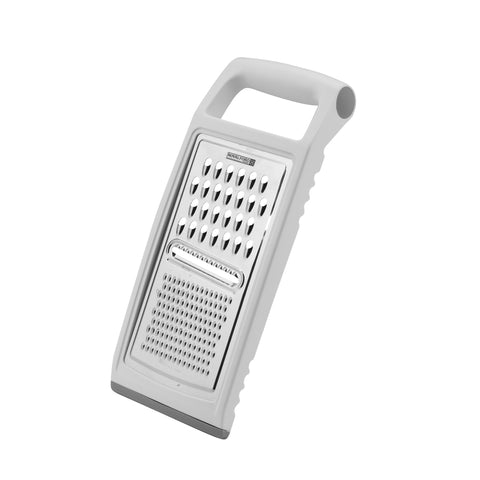 RF1666-G Flat Grater | Stainless Steel Multi-Use Vegetable Slicer & Food Chipper with Sharp MicroBlade Teeth | Handheld Cheese, Fruit & Vegetable Grater with Ergonomic Handle