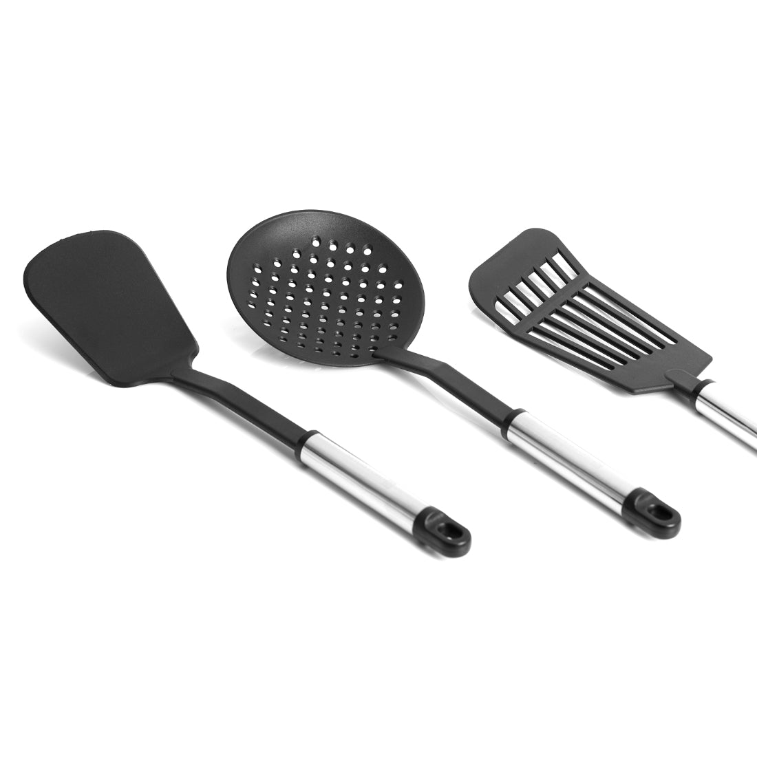 5-Piece Spatula Set Black 30cm