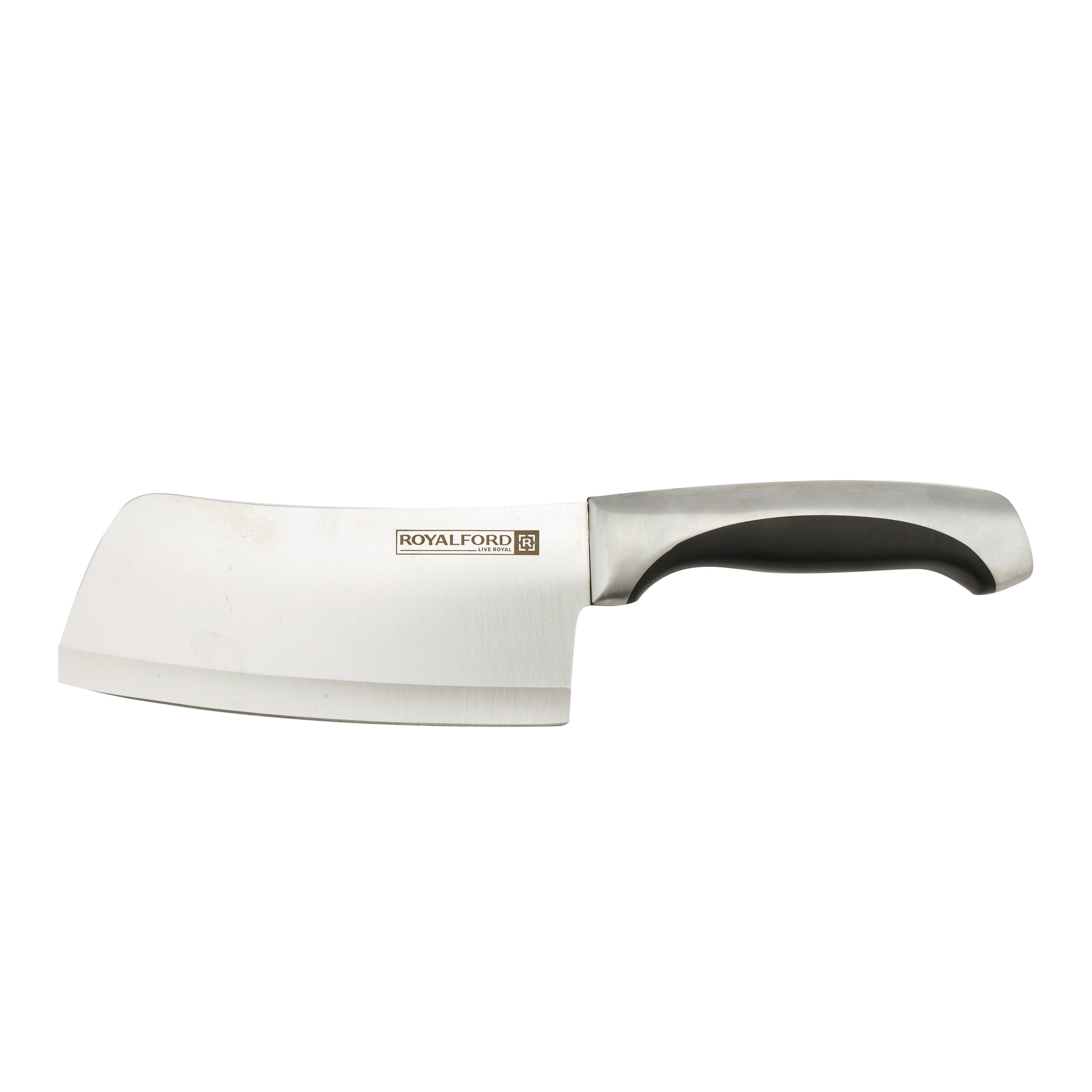Cleaver Knife Silver/Black