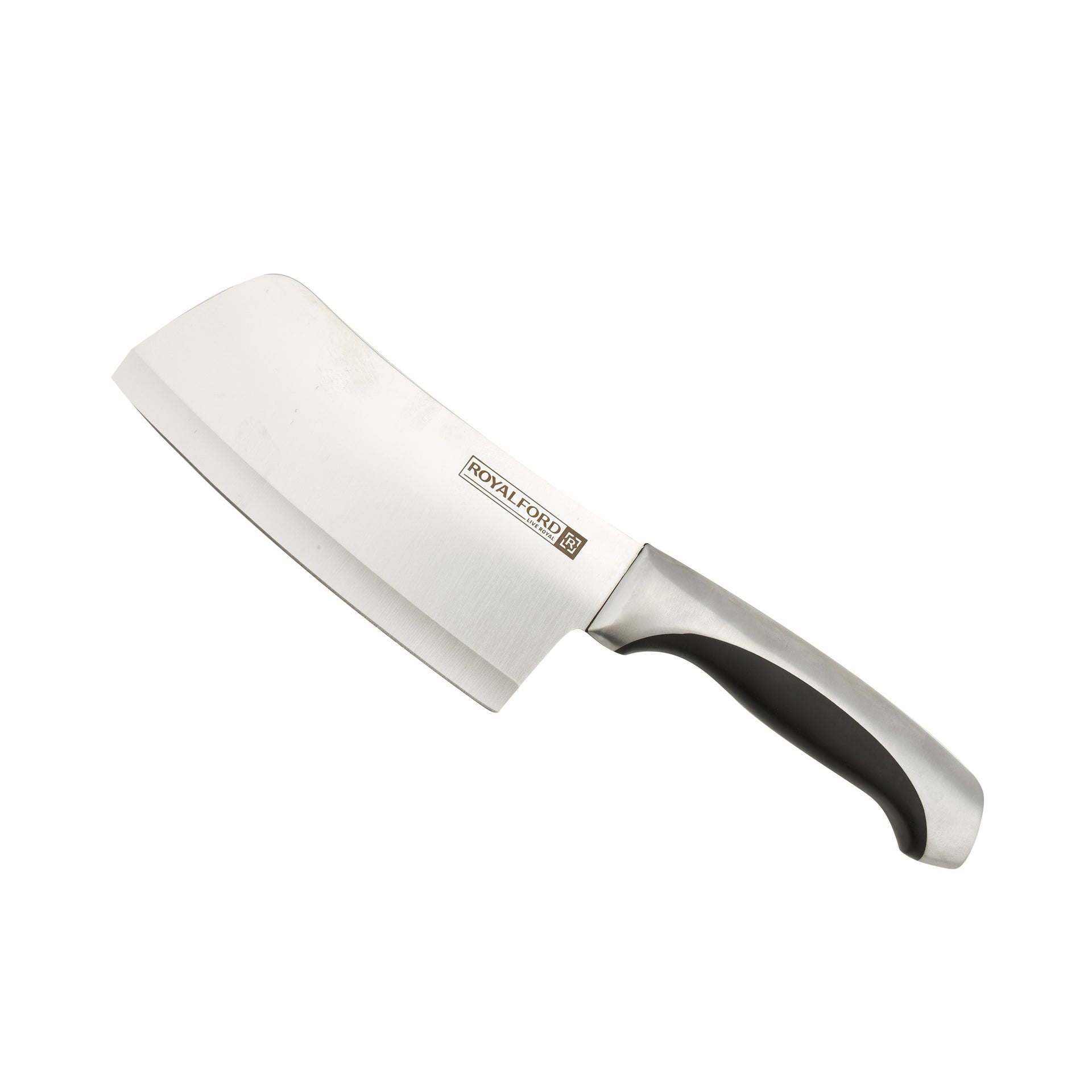 Cleaver Knife Silver/Black