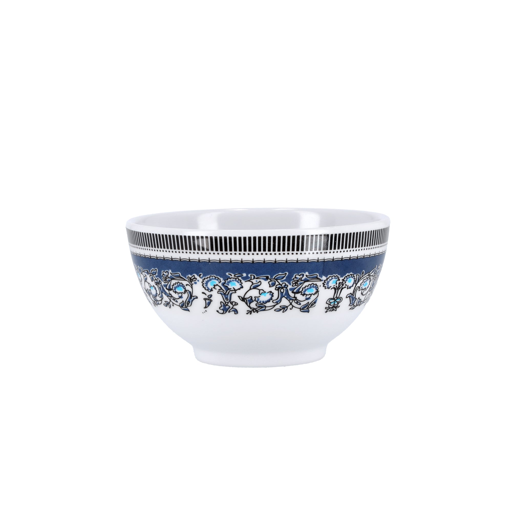 Royalford Periwinkle 3.5 inch Melamineware Rice Bowl- RF2437BL | Serving Bowl, Portable, Lightweight Bowl Breakfast Serving Bowl | Freezer Safe | Ideal for Rice, Pasta, Deserts, Ice-cream & More